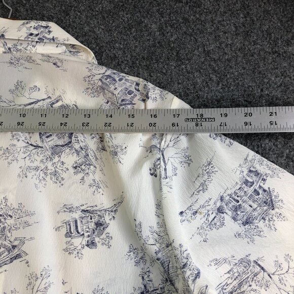 McGregor Hawaiian Camp Shirt Mens Medium USA Made Italian Countryside 50s 60s - Picture 10 of 12